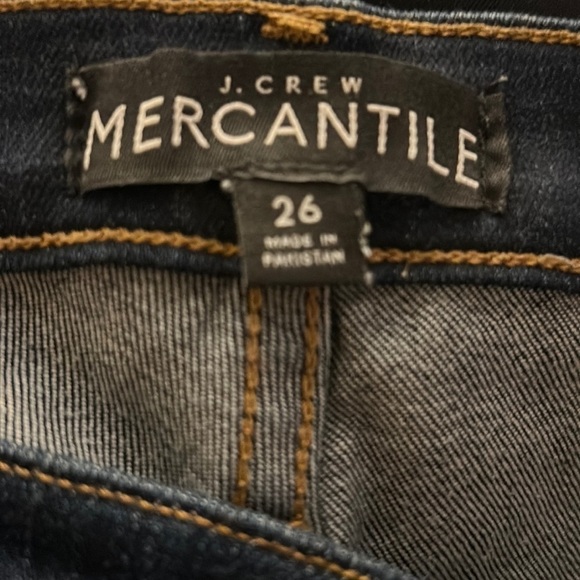 Mercantile by J. Crew Button Fly Dark Wash‎ Jeans - Size 26 - Picture 6 of 9